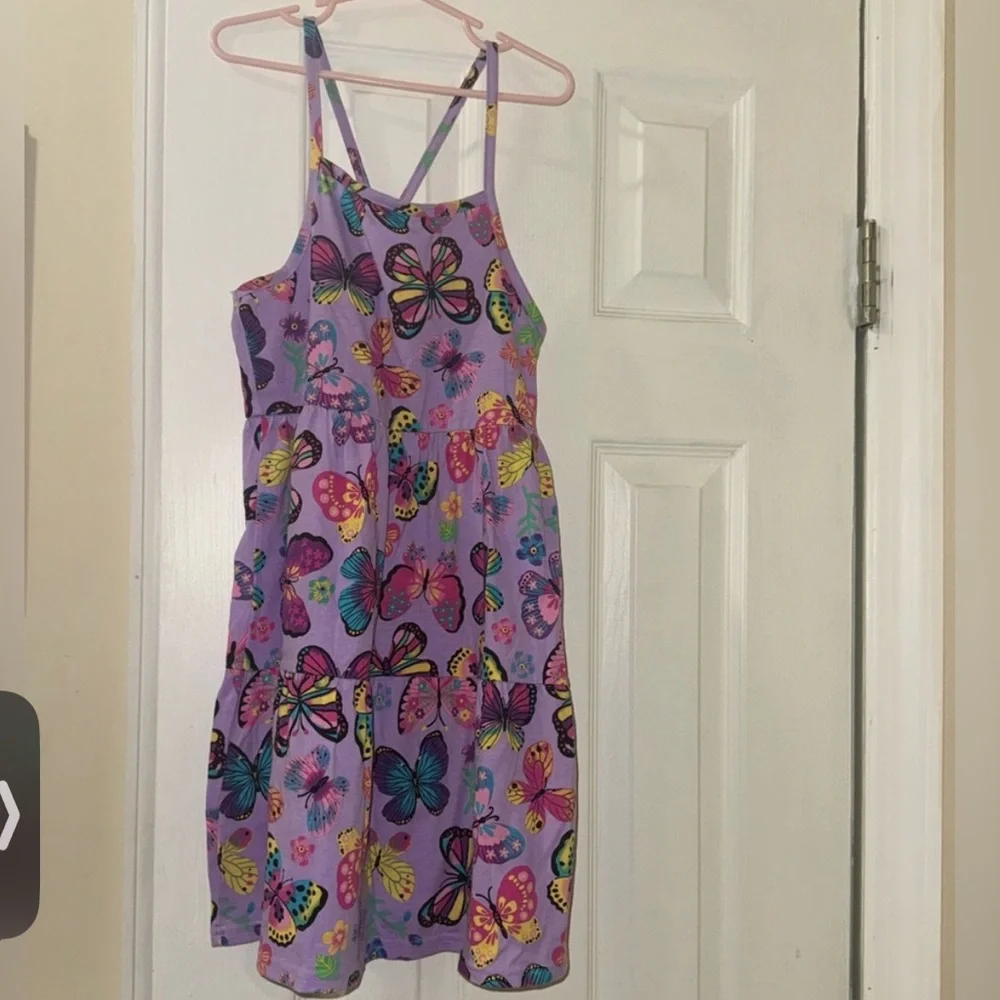 Old Navy Girls Dress Bundle Size 8 Butterfly Floral 3-Piece Lot